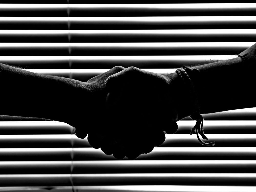 Handschlag als Symbol für faire Absprachen